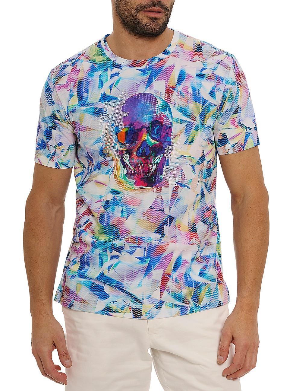 Men's Kaleidoskull Graphic Crewneck T-Shirt Product Image