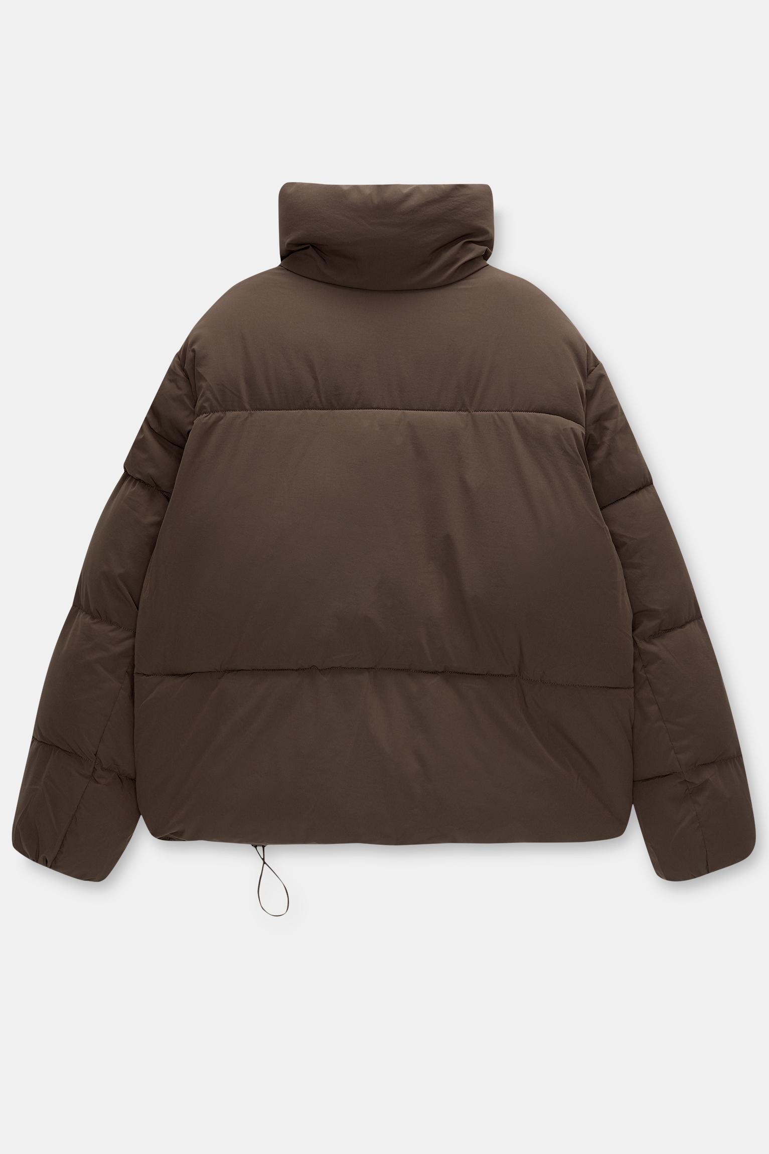 Puffer jacket with a high neck Product Image