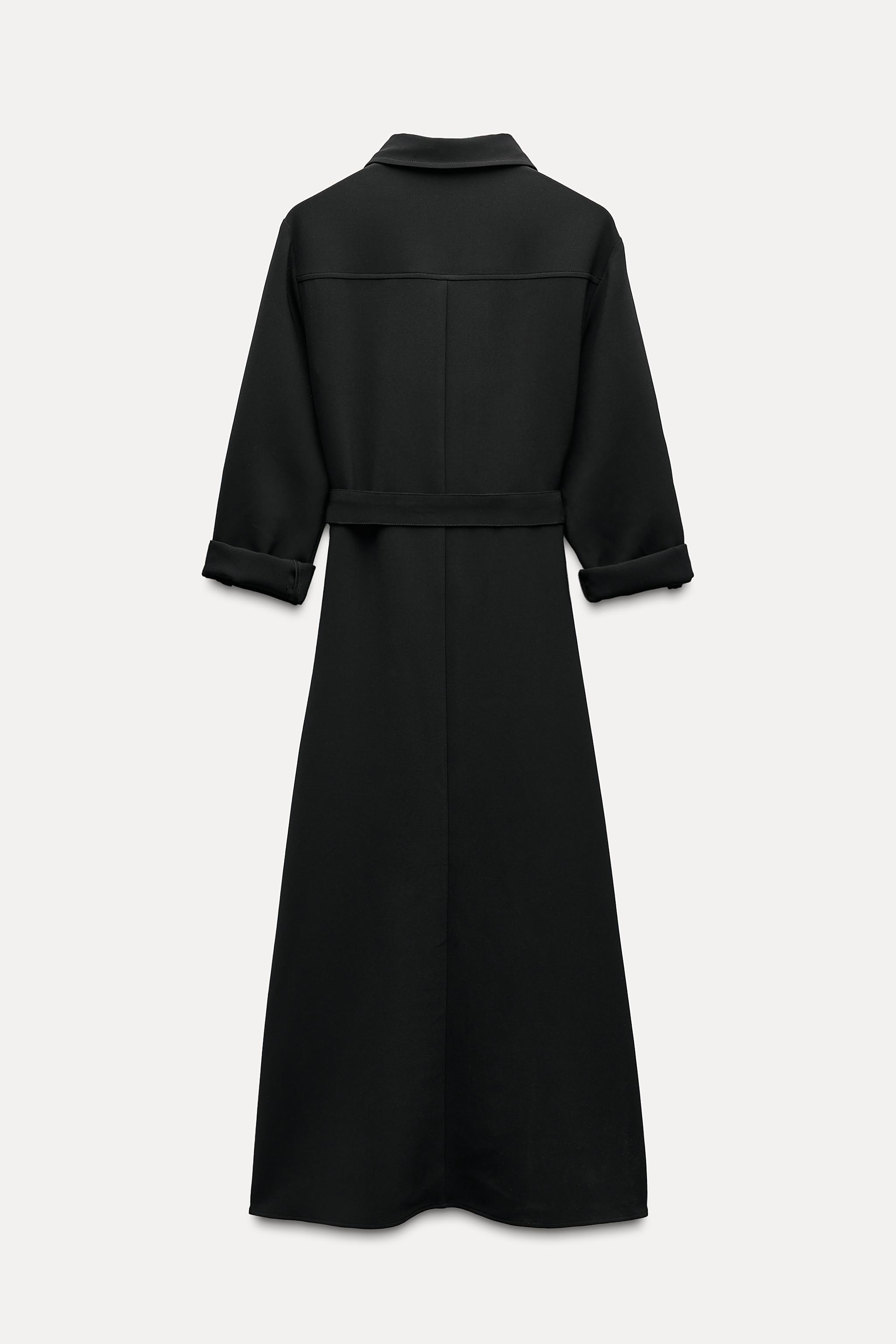 BELTED MIDI DRESS Product Image