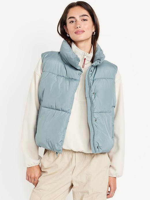 Quilted Puffer Vest Product Image