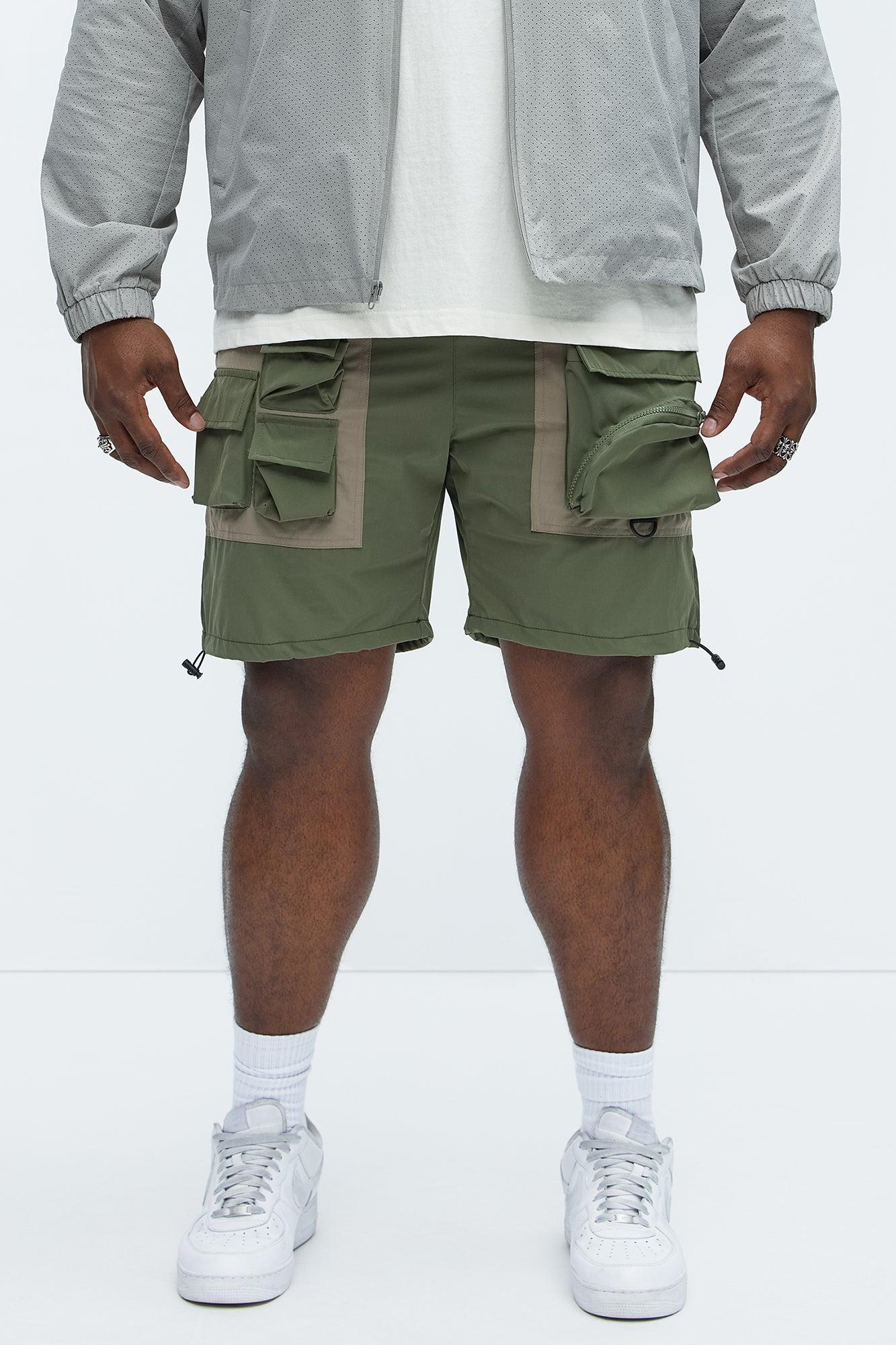 This Way Nylon Utility Short - Tan Product Image