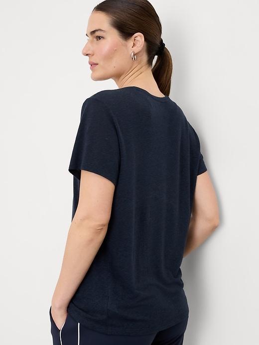 Getaway Linen Blend Tee Product Image