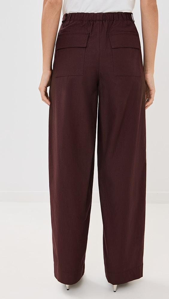 Vince Mid Rise Cotton Wool Utility Pants | Shopbop Product Image