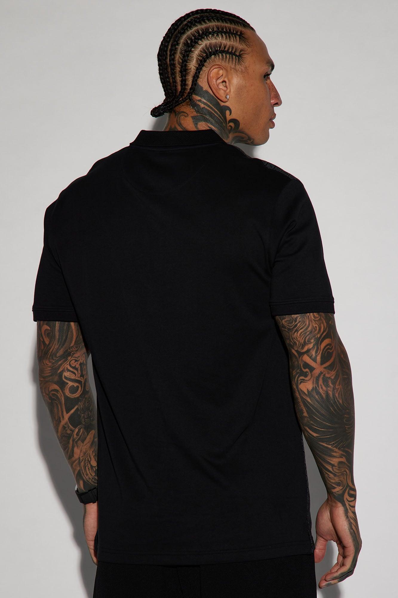 Bogey Short Sleeve Polo - Black Product Image