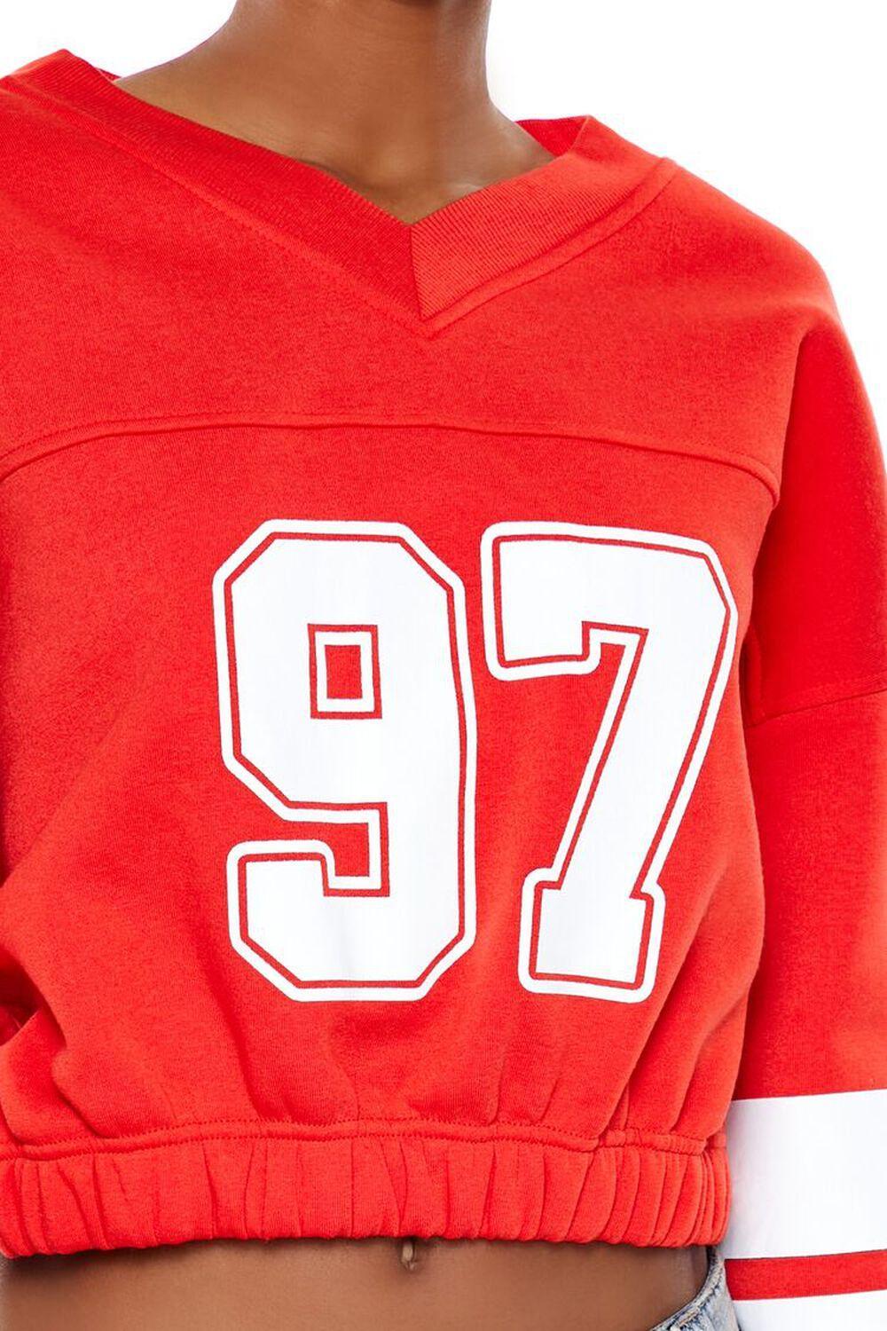 Fleece 97 Cropped Pullover | Forever 21 Product Image