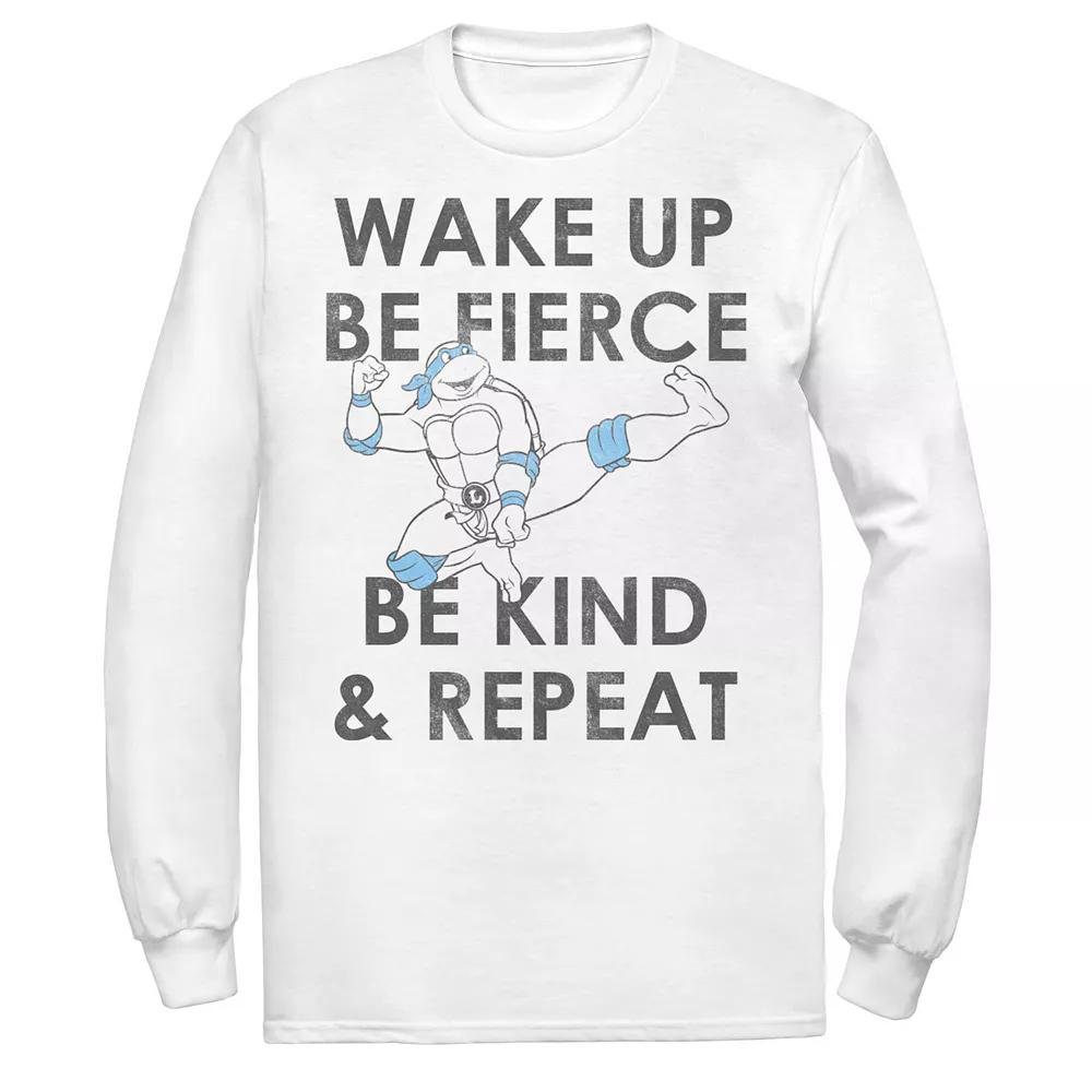Men's Ninja Turtles Leonardo Be Kind And Repeat Long Sleeve Tee,  Product Image