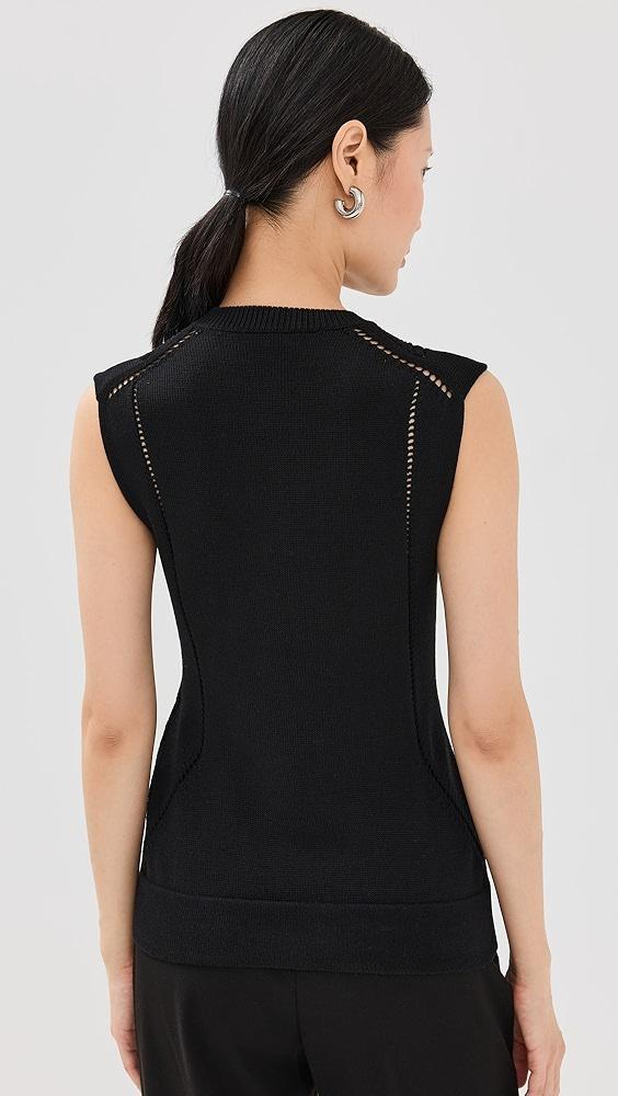 Jil Sander Cotton Sleeves Top | Shopbop Product Image