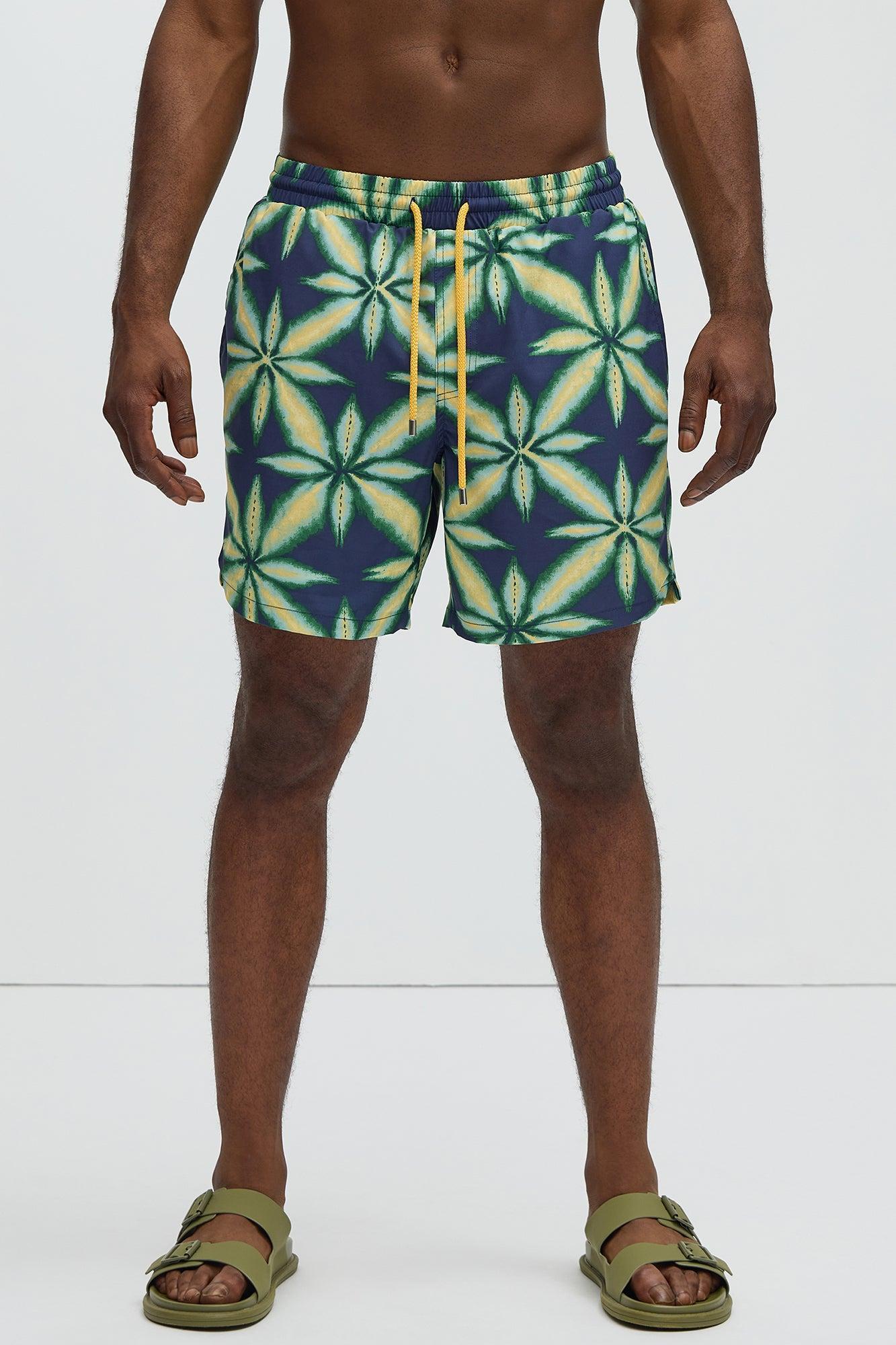 Kamryn Swim Trunks - Blue/combo Product Image