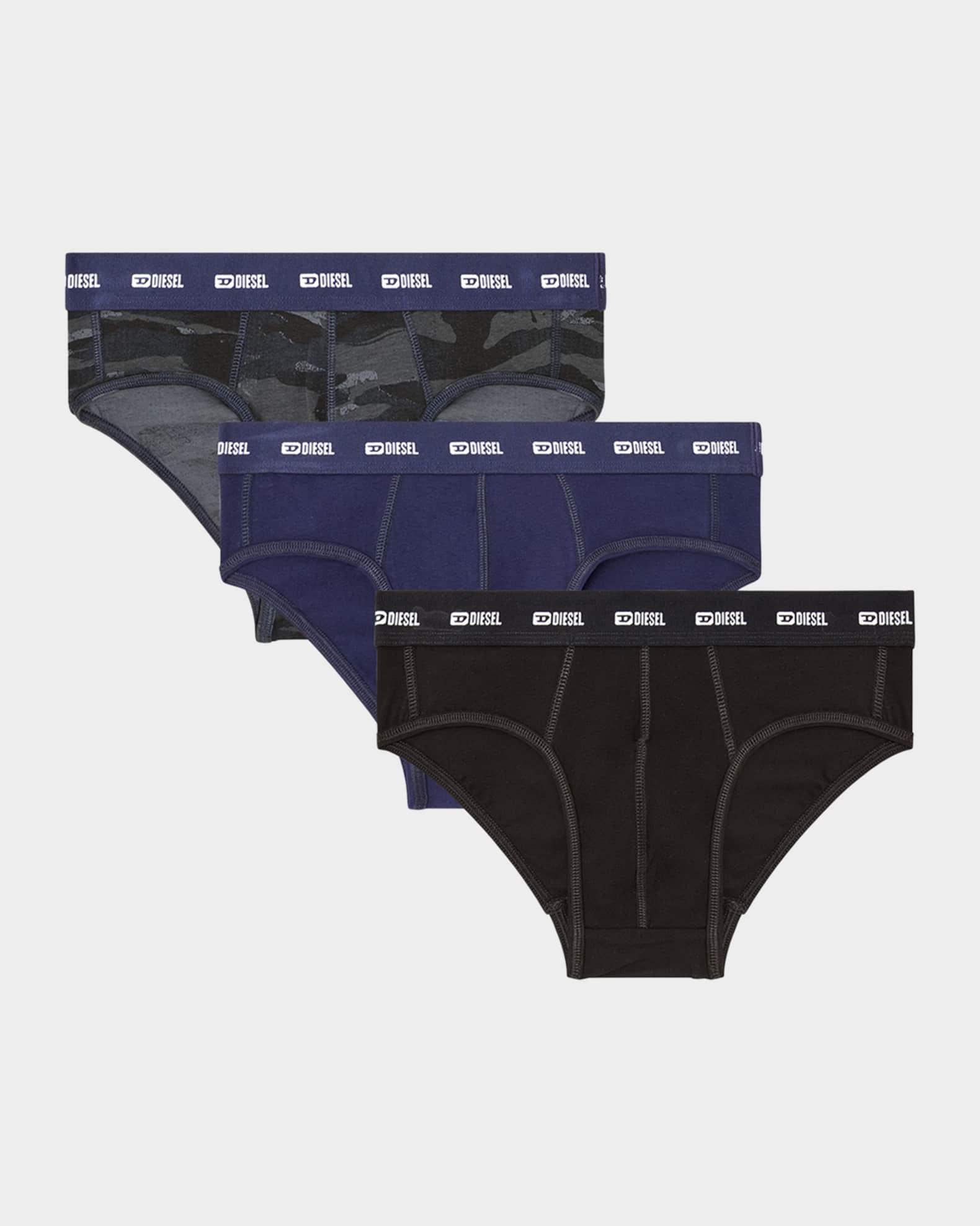 Men's Andre Logo Waistband 3-Pack Boxer Briefs Product Image