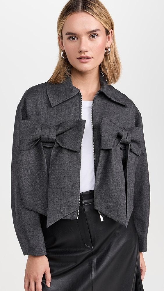 MEIMEIJ Cropped Jacket with Bows | Shopbop Product Image