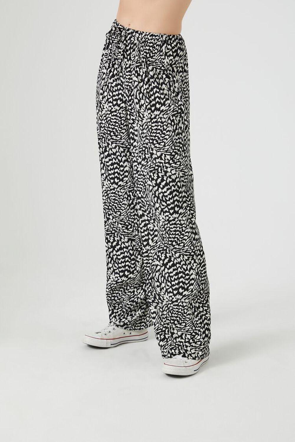 Abstract Print Drawstring Pants | Forever 21 Product Image