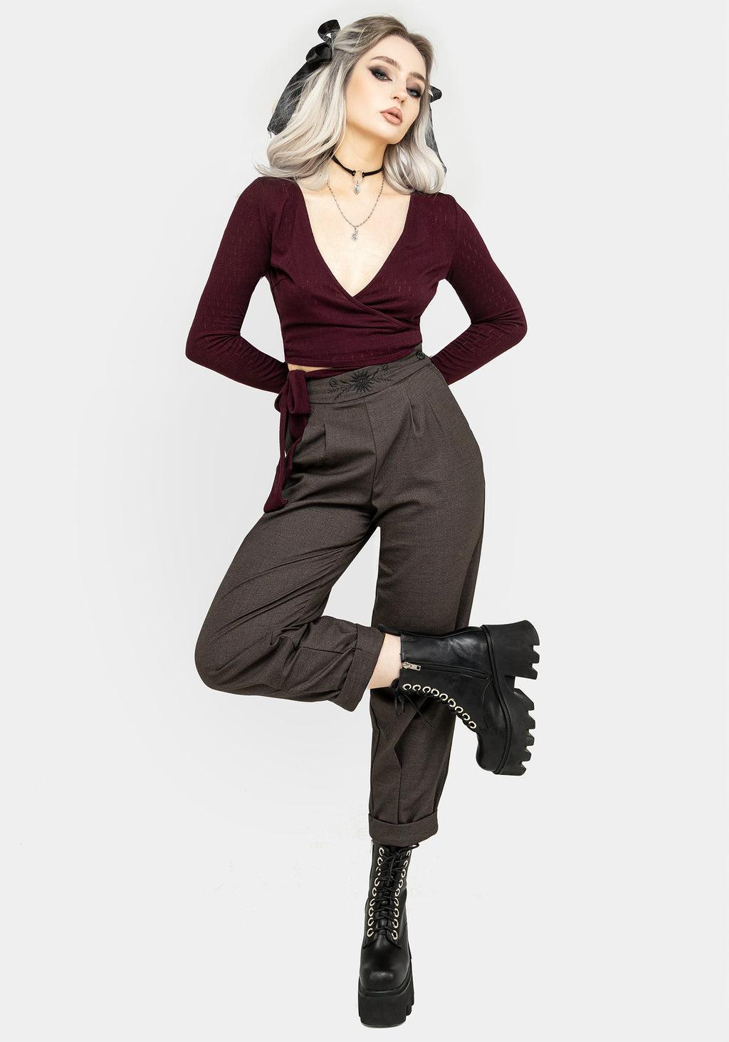 Mystic Embroidered Balloon Trousers Product Image