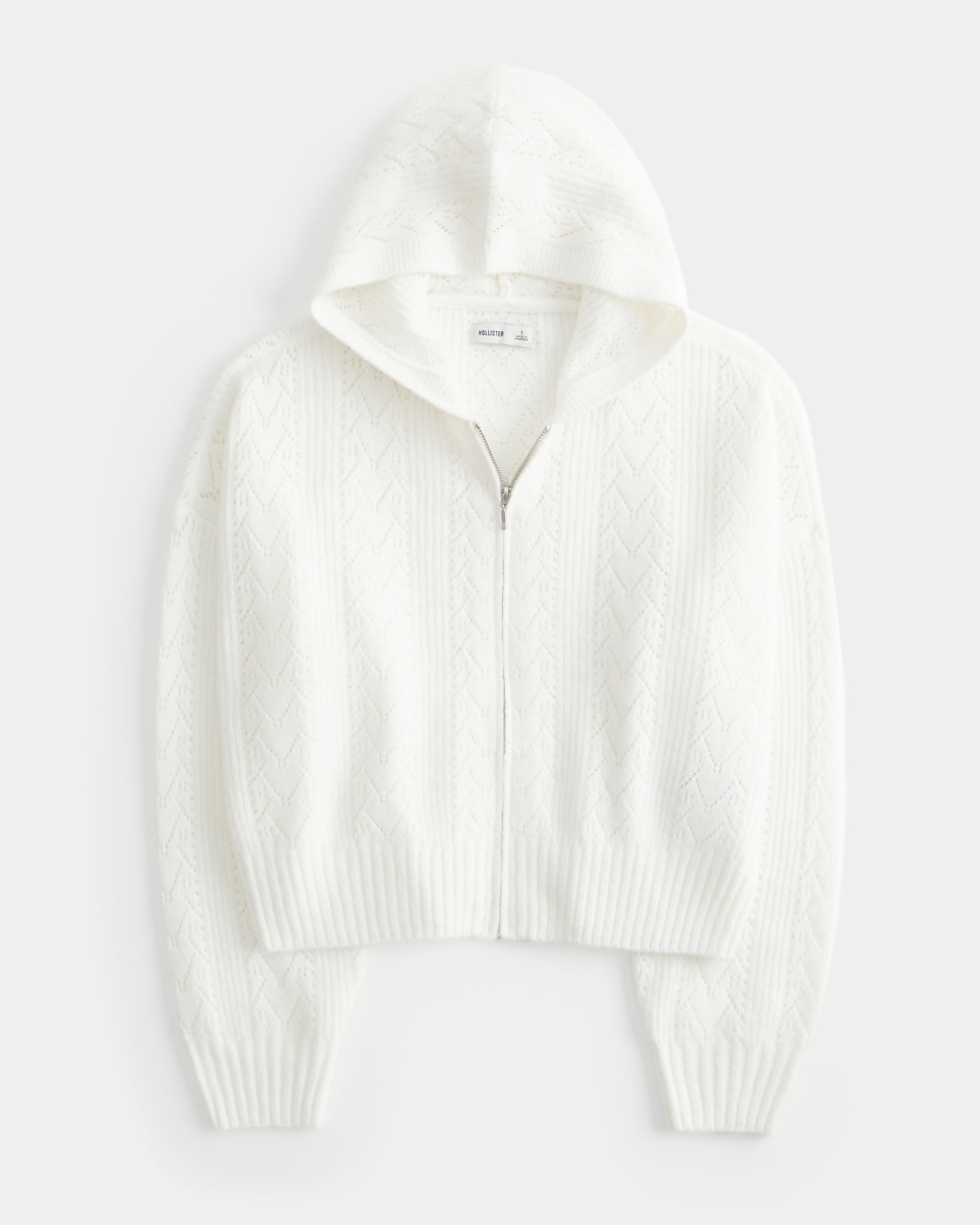 Hollister Comfy Cloud Easy Zip-Up Sweater Hoodie Product Image