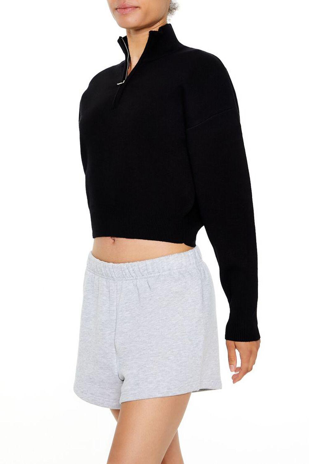 Cropped Half-Zip Pullover | Forever 21 Product Image