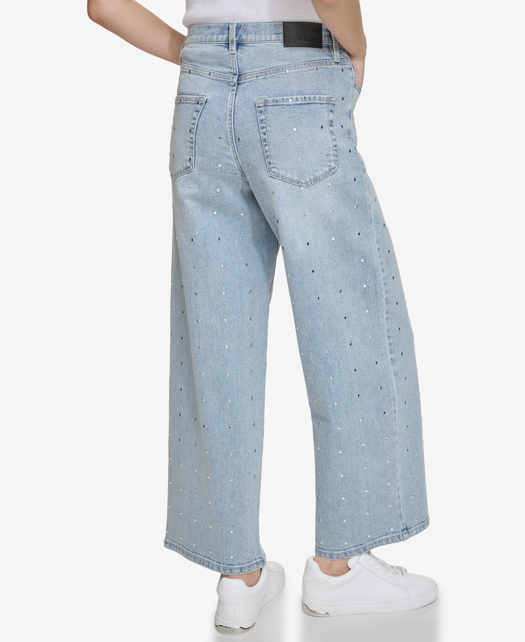 HIGH Rise Length WIDE LEG WITH STUDS Product Image