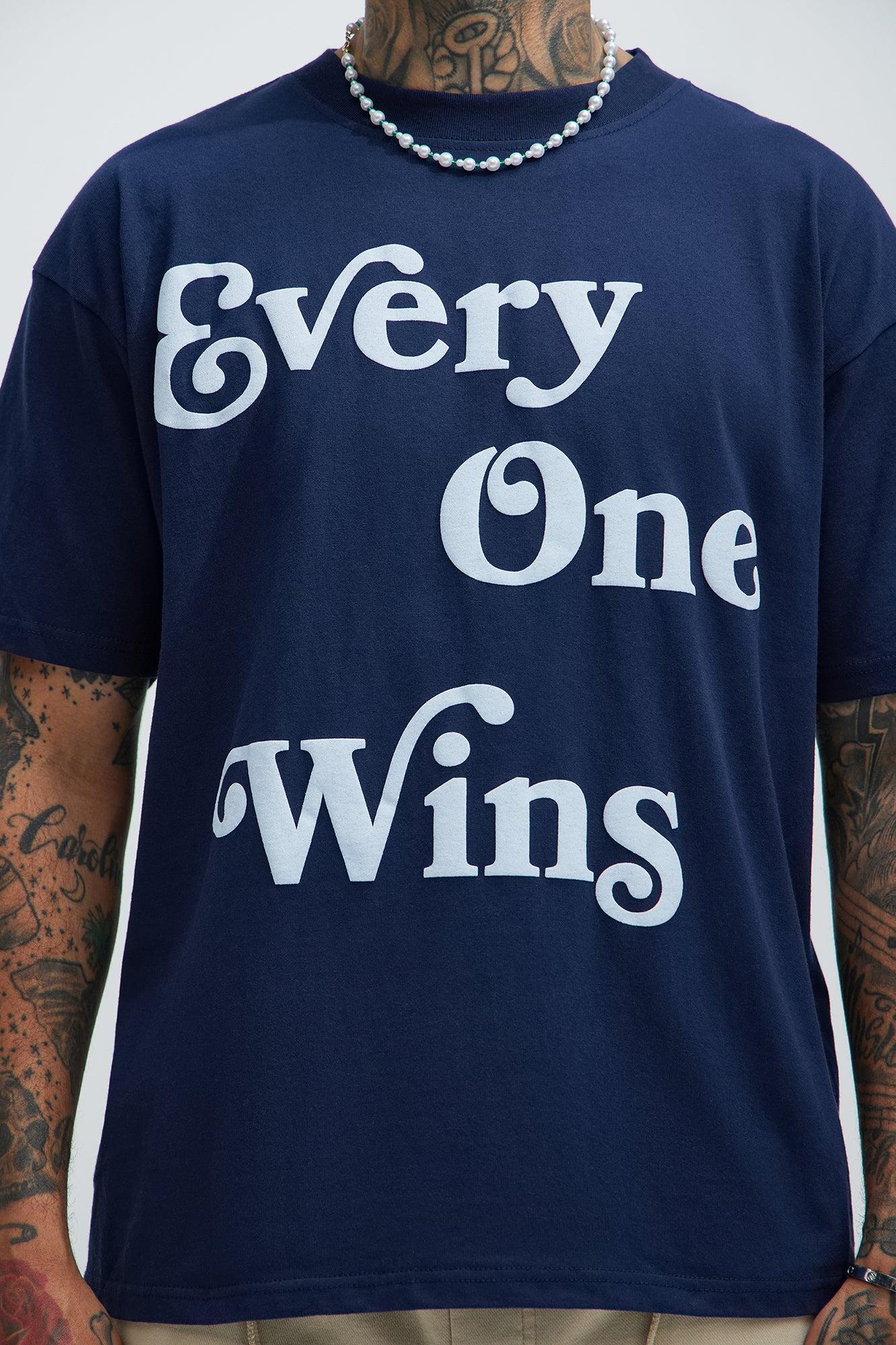 Everyone Wins Oversize Short Sleeve Tee - Navy Product Image