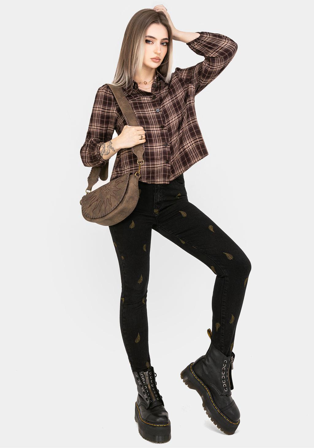 Adra Check Button Up Shirt Product Image