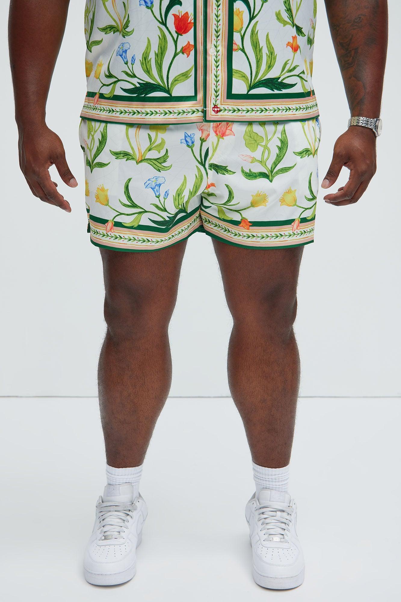 Deer Creek Swim Short Trunk - White/combo Product Image