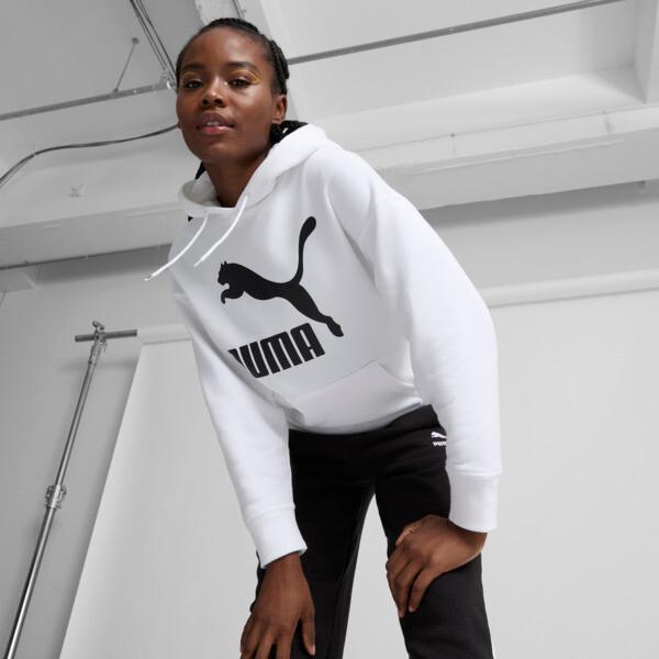 PUMA Classics Logo Womens Hoodie Product Image