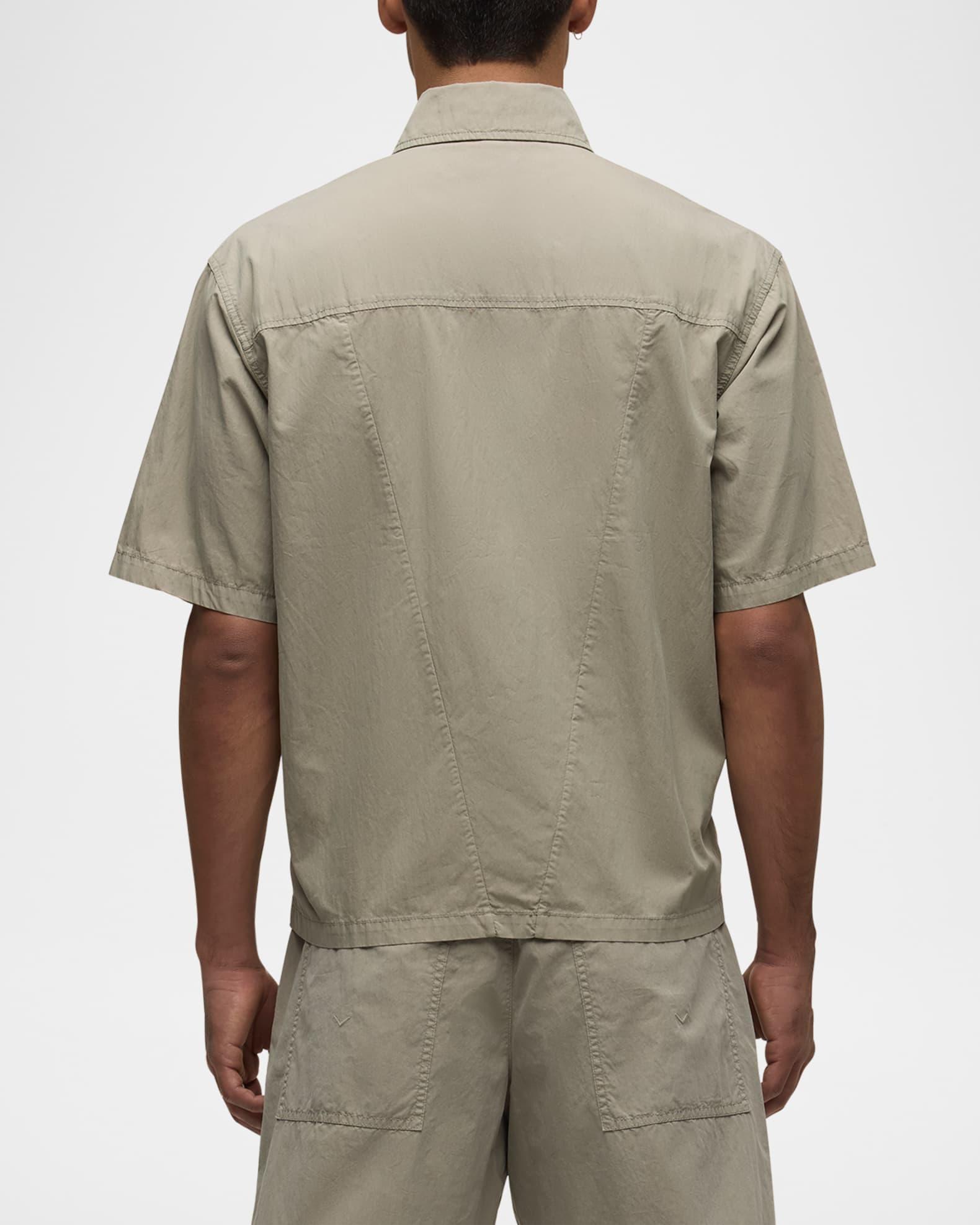 Men's Cotton-Blend Utility Shirt Product Image