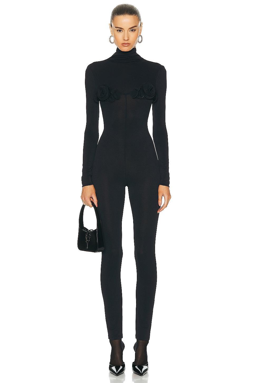 Magda Butrym Long Sleeve Jumpsuit Black. (also in 36, 38). Product Image