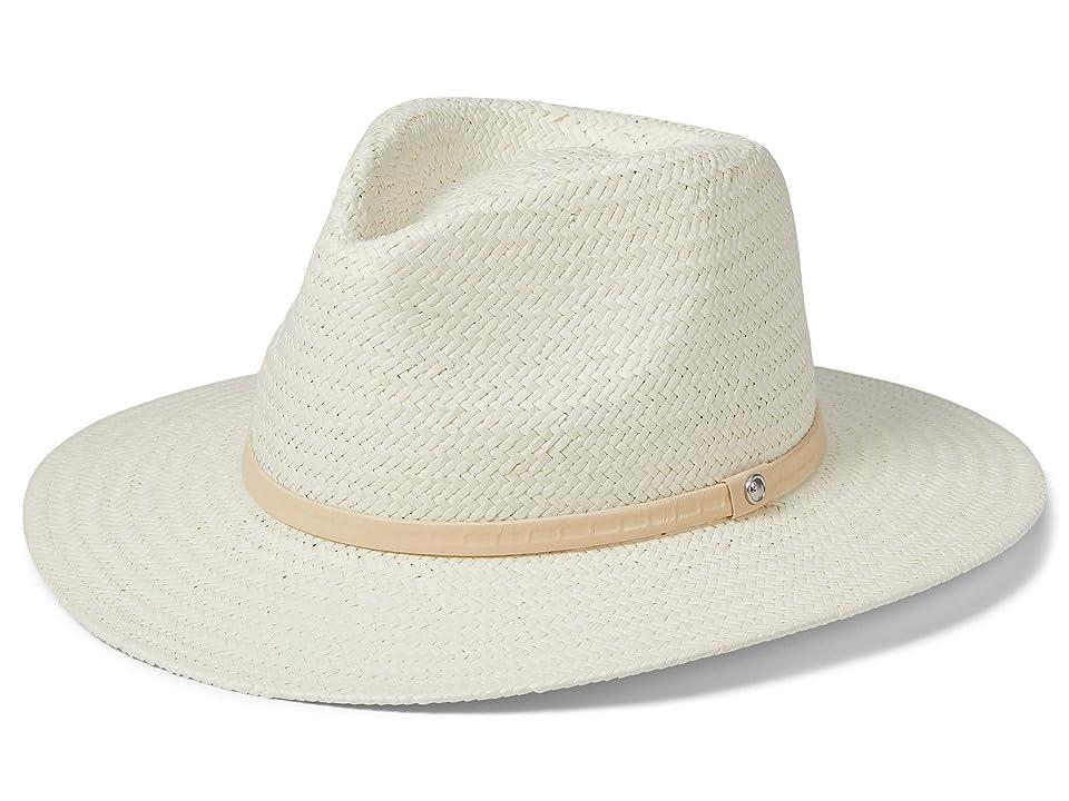 Womens Packable Straw Fedora Product Image