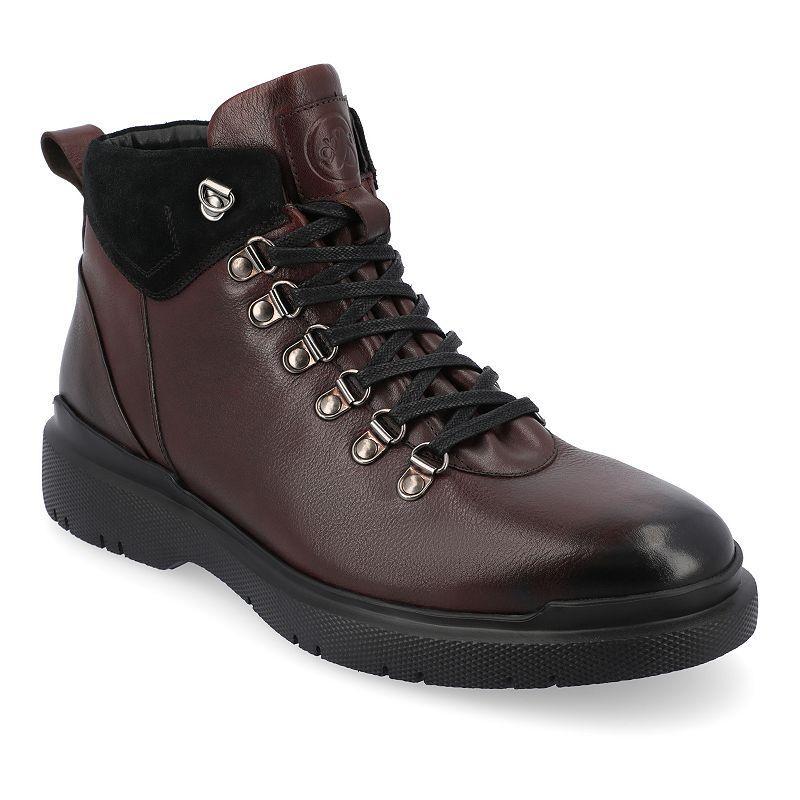 Mens Thomas & Vine Sherman Water Resistant Tru Comfort Ankle Boots Red Product Image