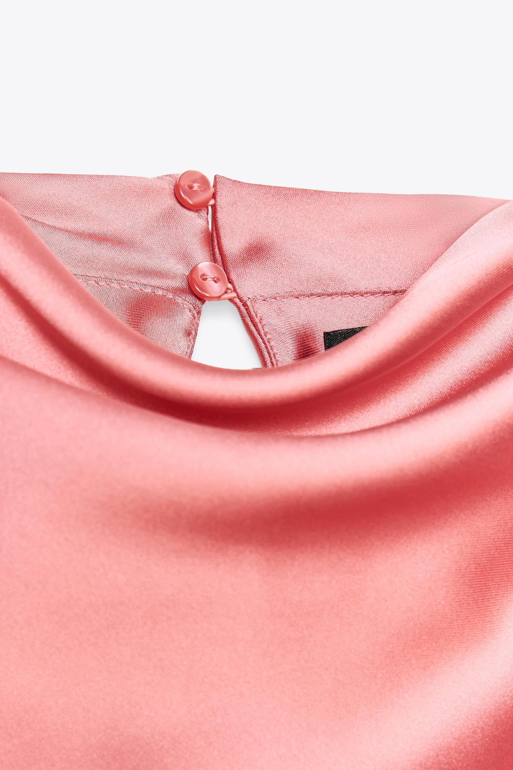 SATIN MIDI DRESS Product Image