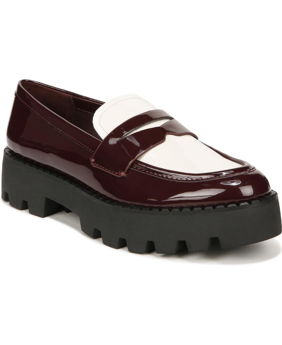 Franco Sarto Balin Crinkle Patent Platform Lug Sole Penny Loafers Product Image