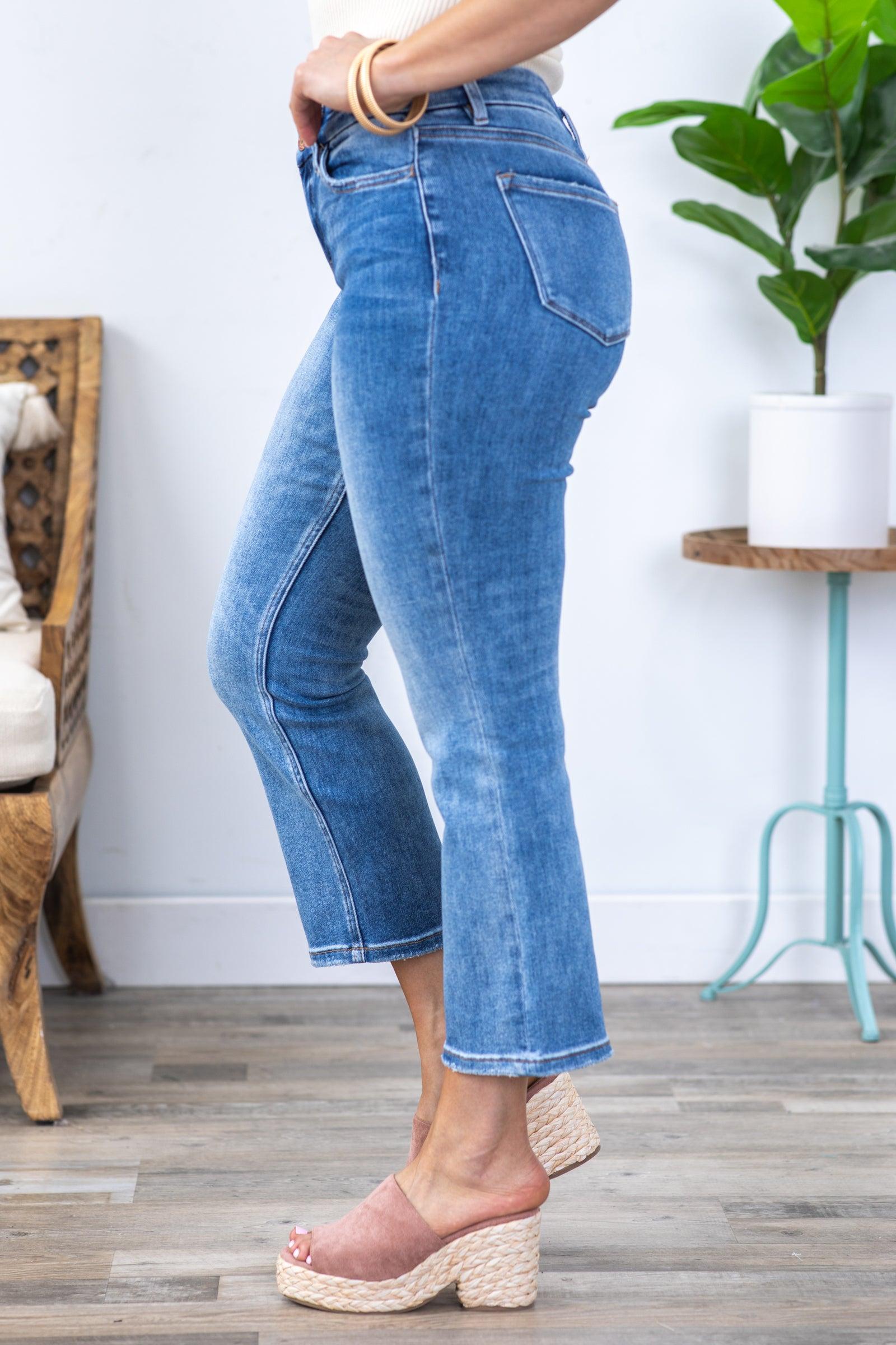 Vervet Mid Rise Kick Flare Jeans Product Image