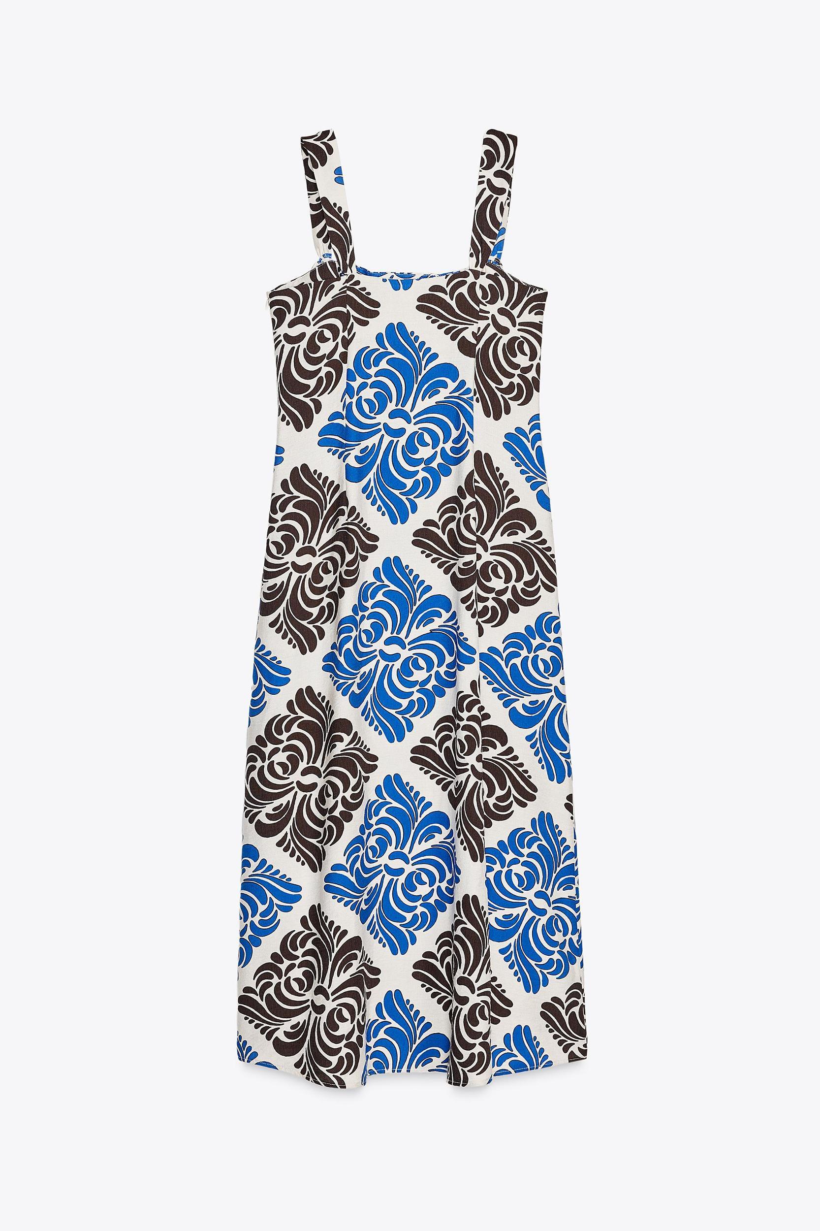 PRINTED MIDI DRESS Product Image
