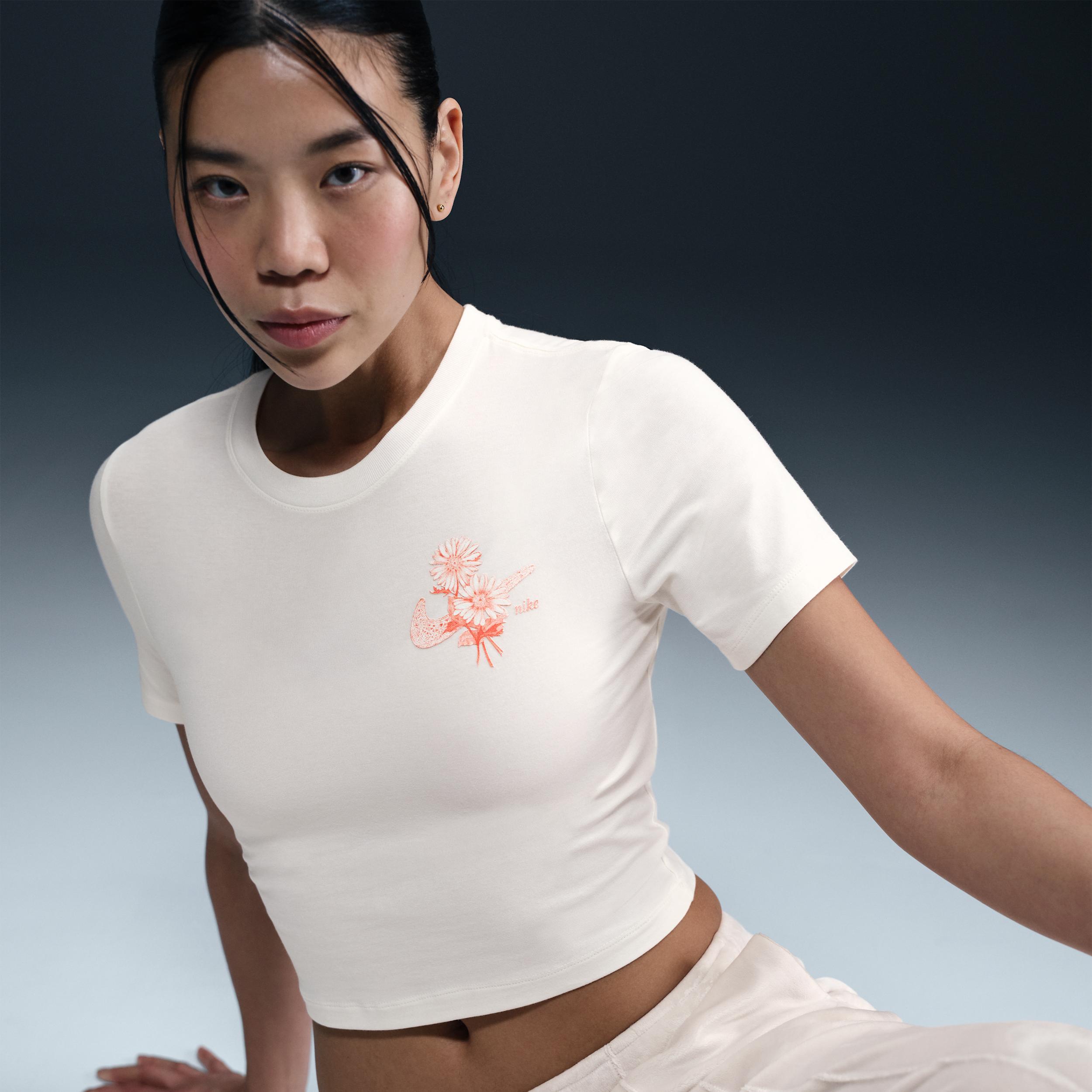 Womens Nike Sportswear Essential Slim Crop T-Shirt Product Image