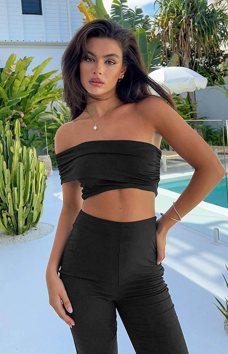 Kylah Black Off Shoulder Top Product Image