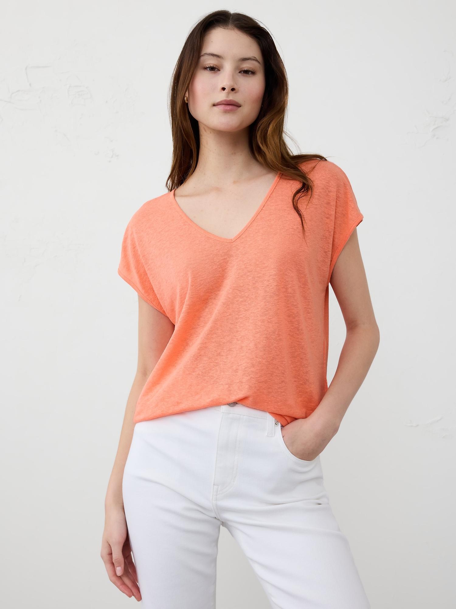 Linen-Blend Top Product Image