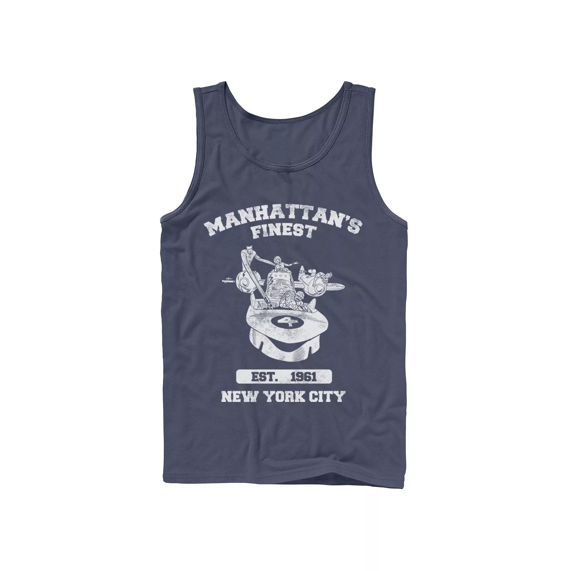 Men's Marvel Fantastic Four Manhattan's Finest Est. 1961 Tank Top,  Product Image