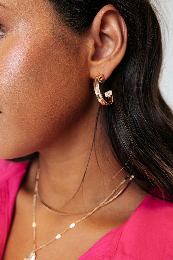 Closer Than Ever Hoop Earrings Product Image