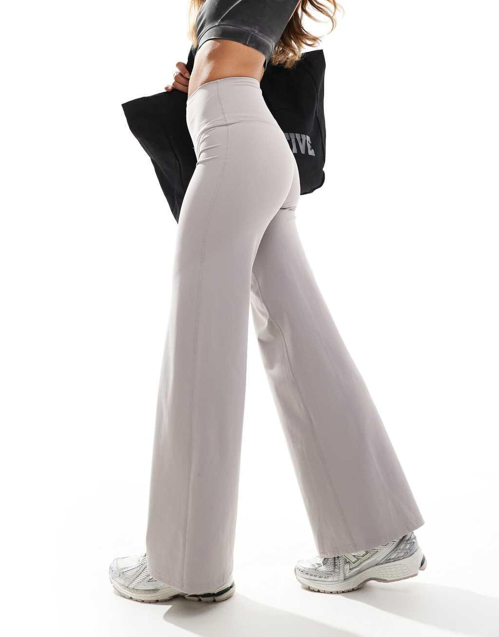 Tala DayFlex high waist wide leg flared yoga pants in taupe Product Image