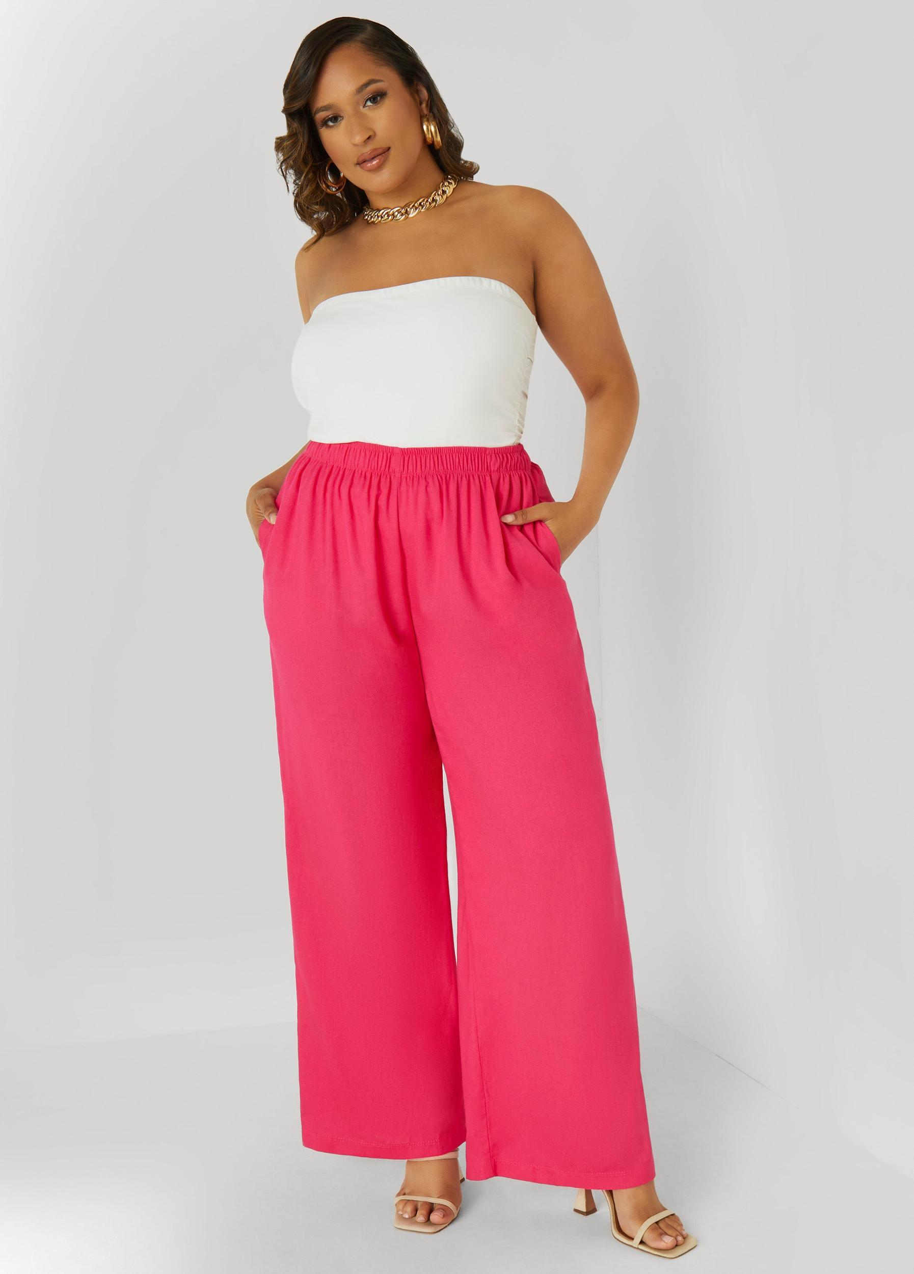 High Waist Wide Leg Pants Product Image