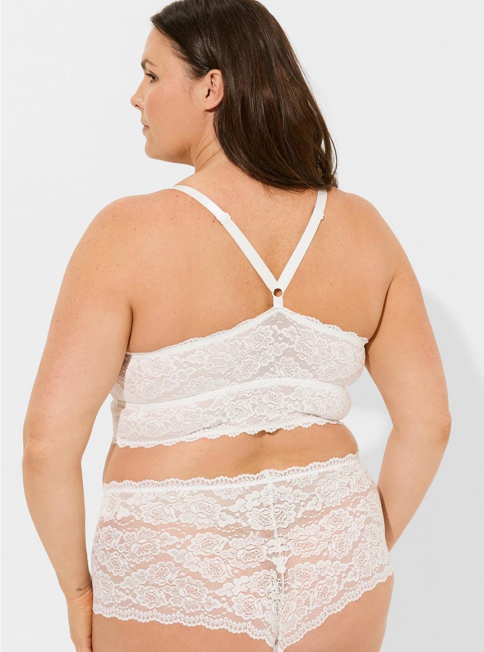 Mid-Rise Simply Lace Cheeky Panty Product Image