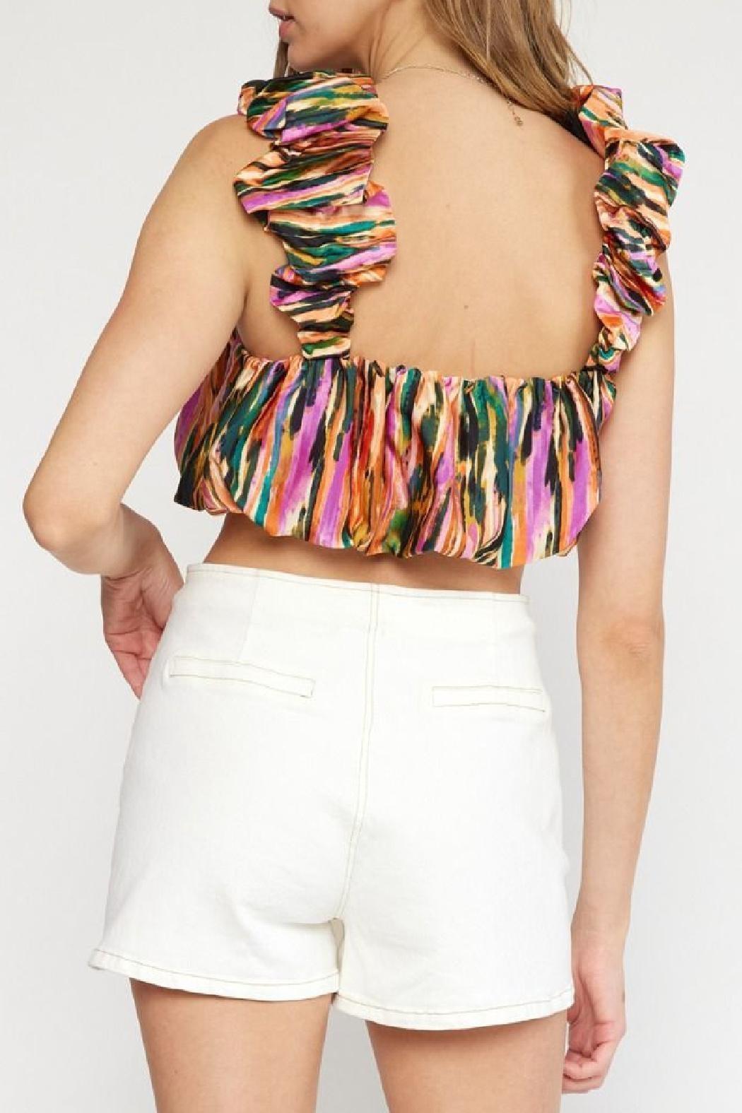 Printed Crop Top Product Image