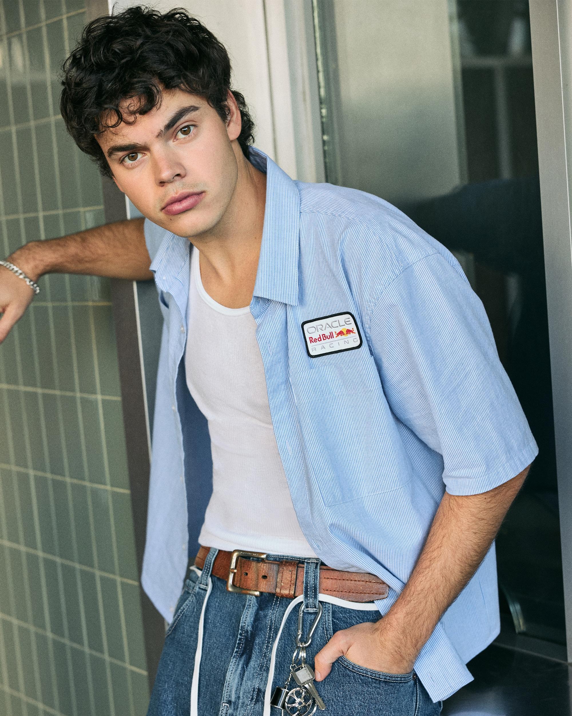 Boxy McLaren Graphic Workwear Shirt Product Image