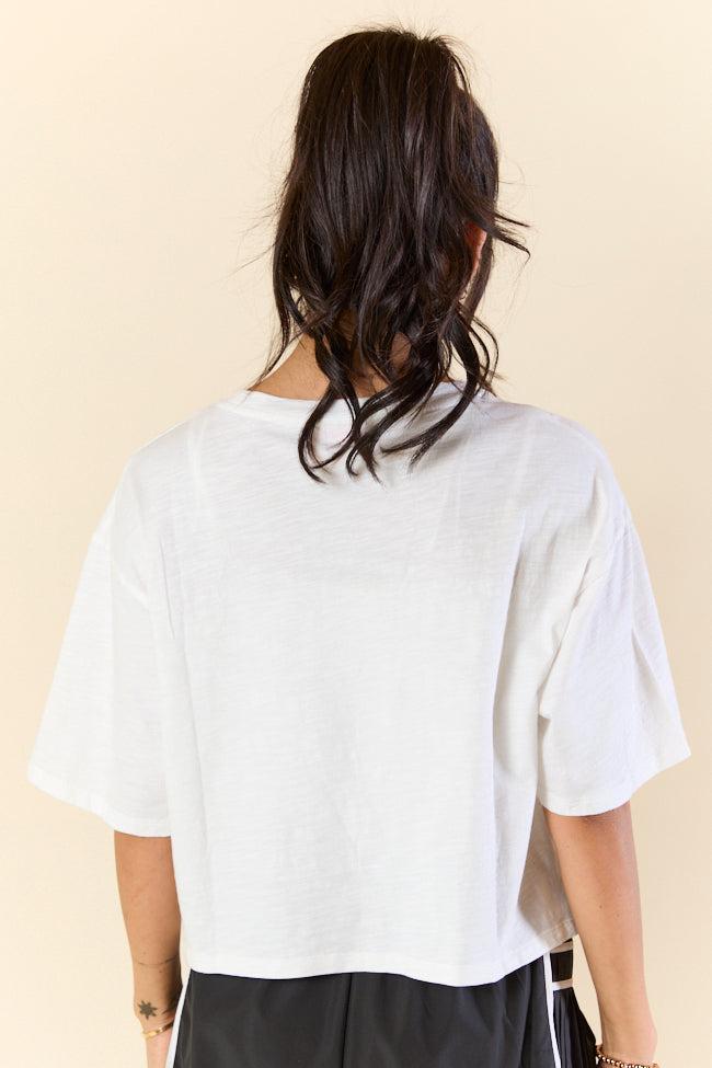 Flower-tacular Moments Daisy Embroidered Lace Short Sleeve Tee Product Image