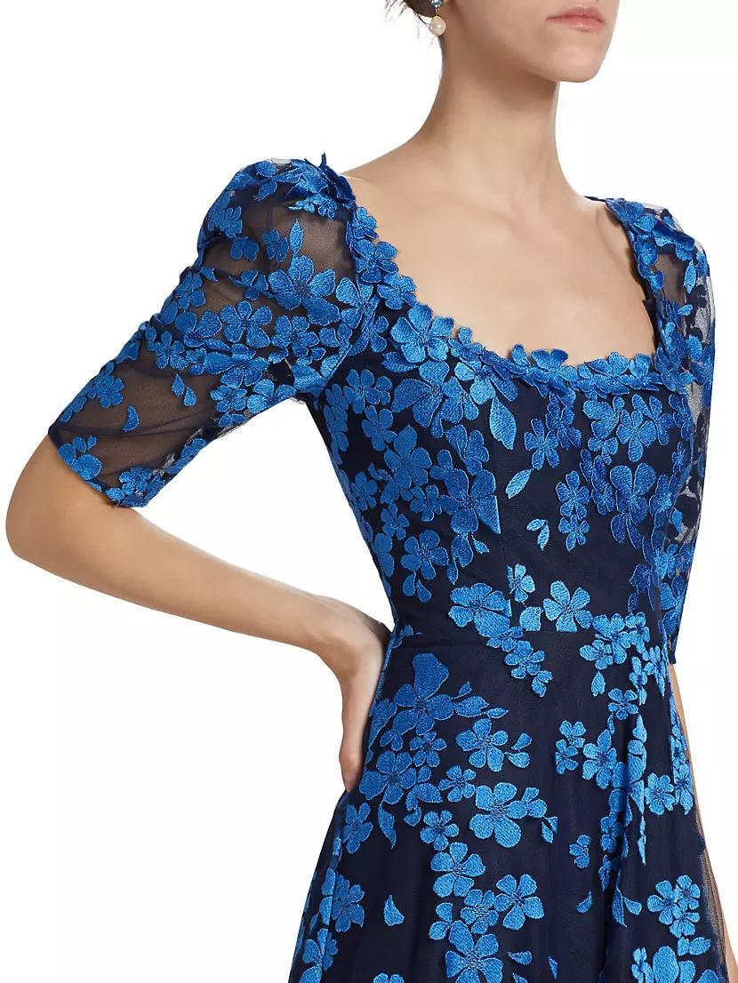 Floral Lace Fit-N-Flare Dress Product Image