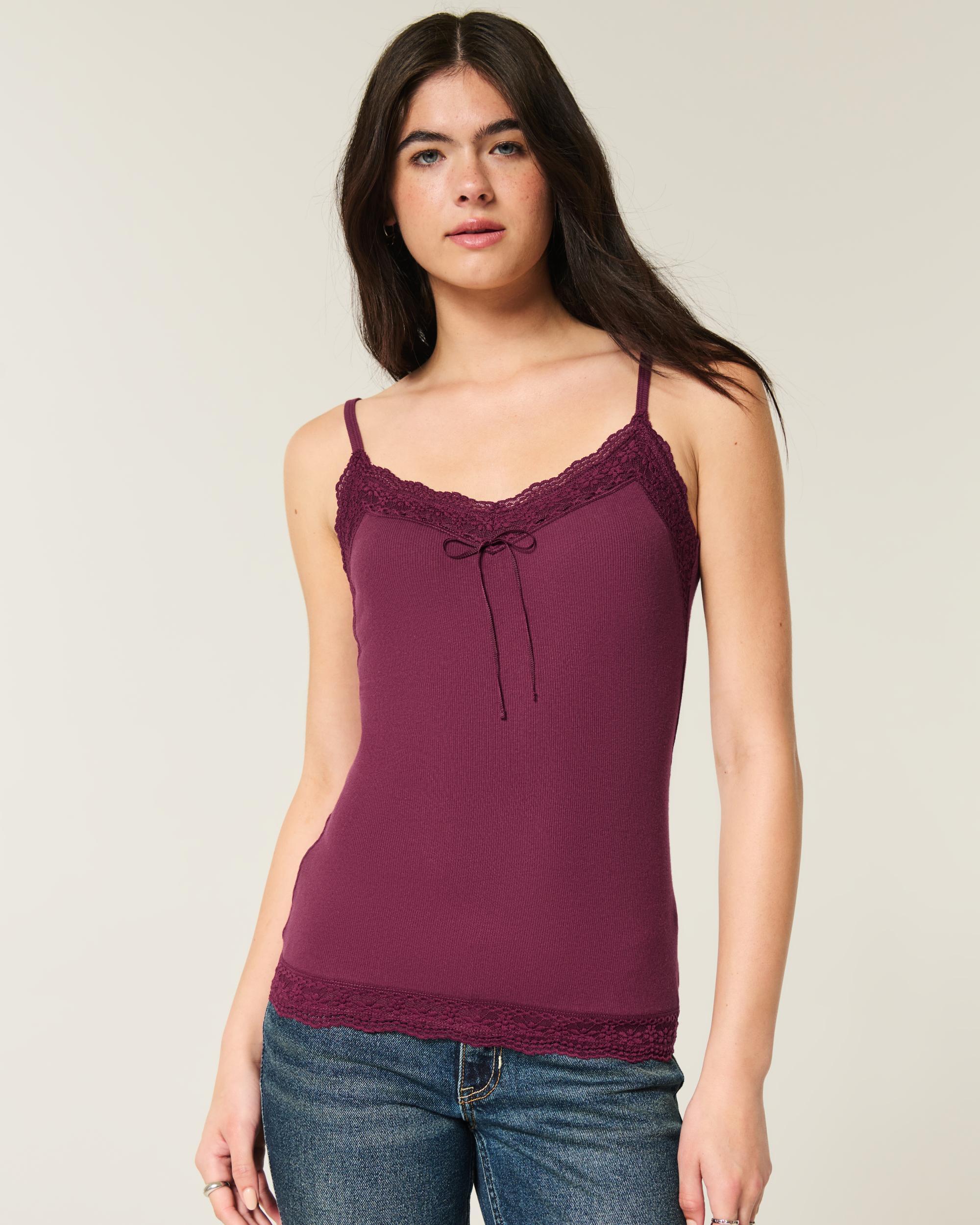 Lace Trim Cami Product Image
