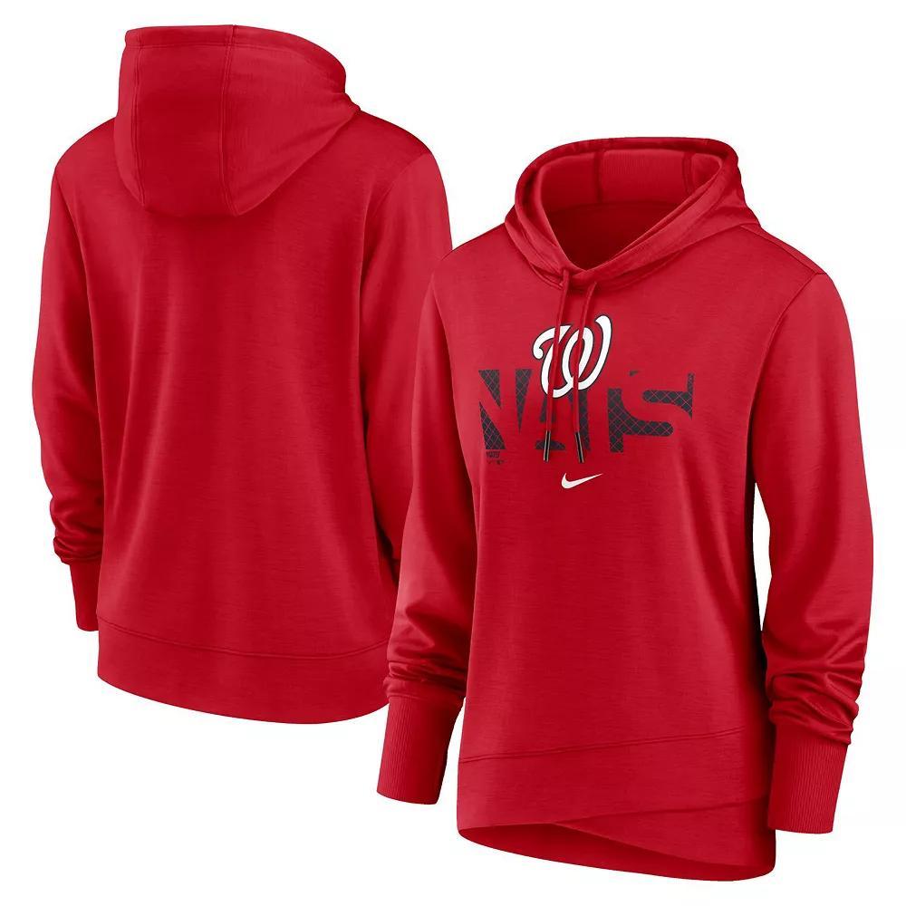 Women's Nike Red Washington Nationals Diamond Knockout Performance Pullover Hoodie,  Product Image
