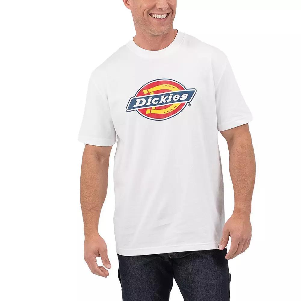 Big & Tall Dickies Tri-Color Logo Graphic Tee, Men's, Size: Large Tall, White Product Image