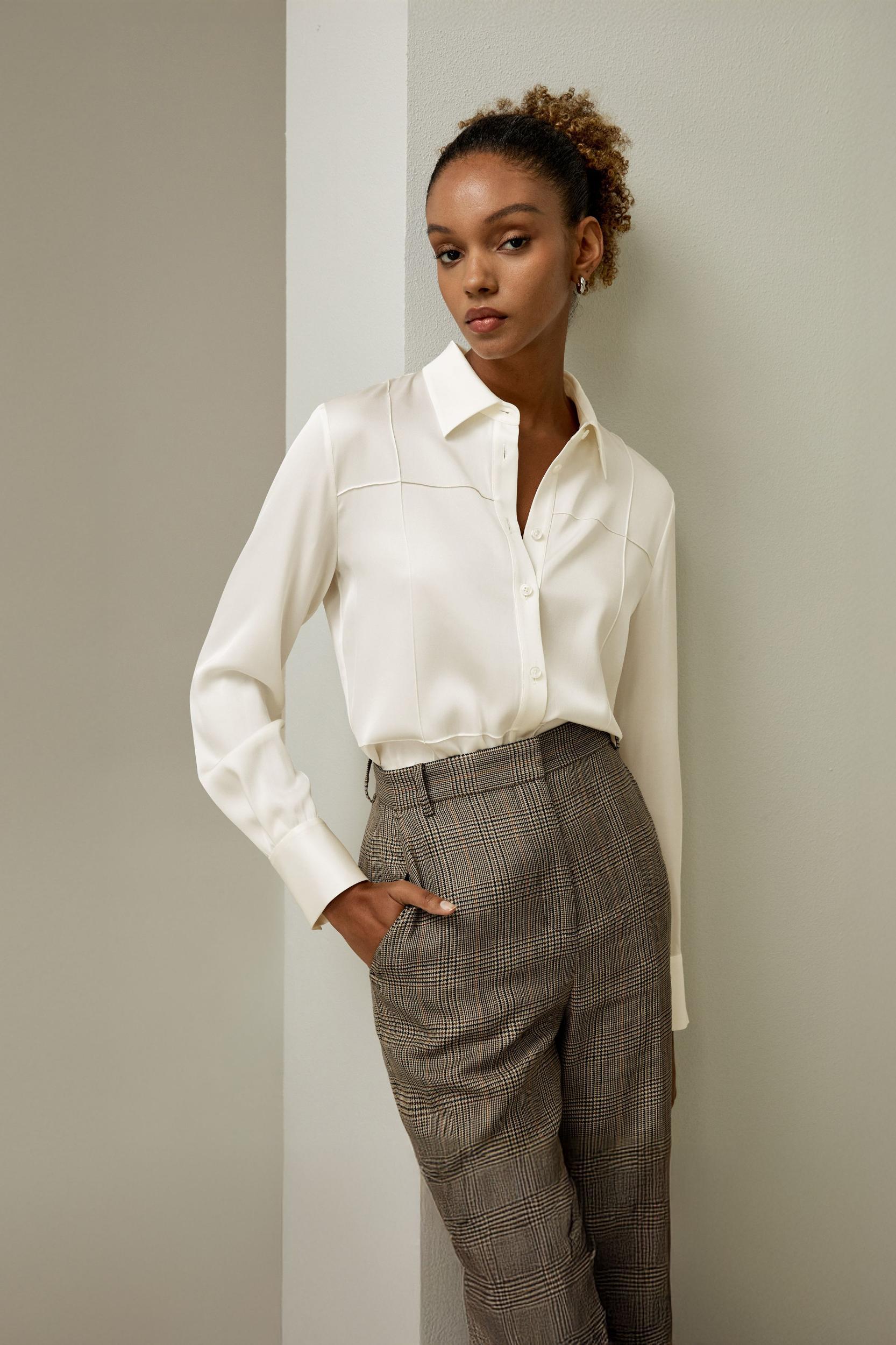 Sprezzatura Silk Blouse Product Image