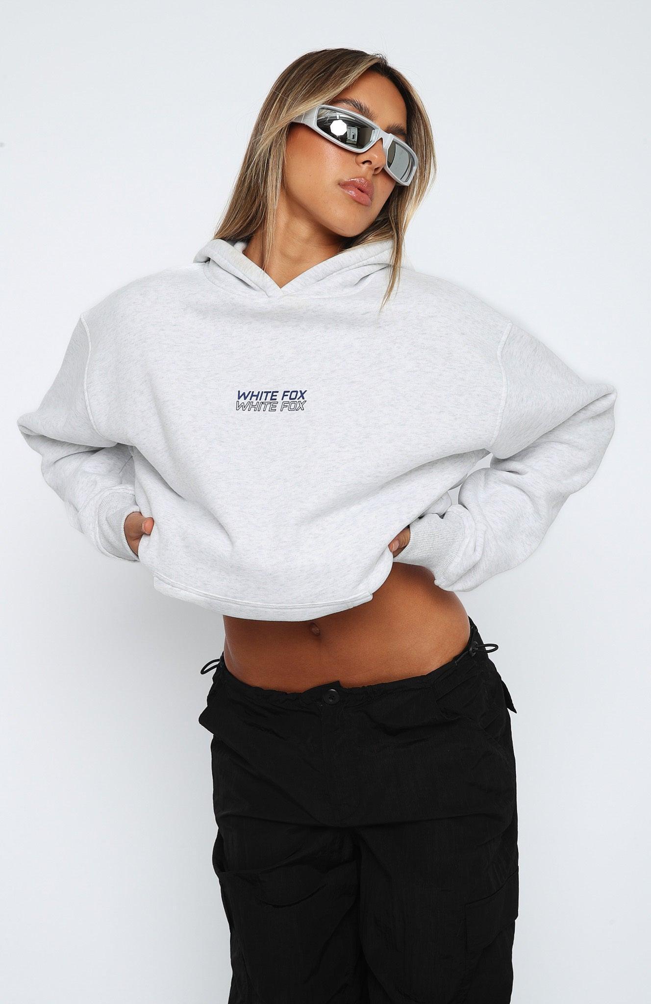 In Transit Oversized Hoodie Grey Marle Product Image