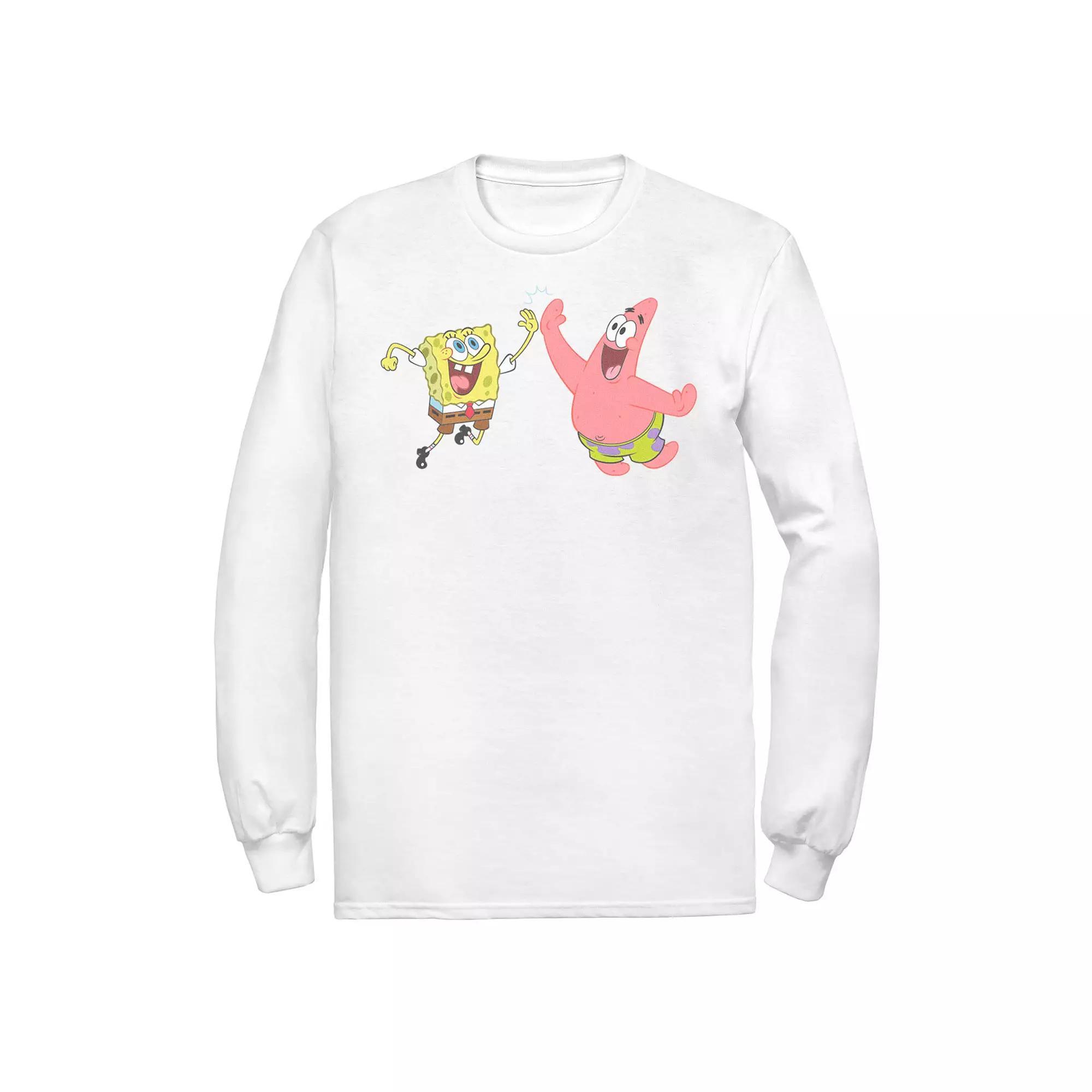 Men's SpongeBob Patrick High Five Tee, Size: 3XL, White Product Image