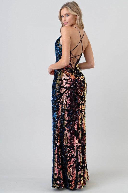 Minuet Sequin Party Gown Product Image